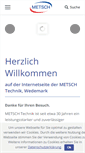 Mobile Screenshot of metsch-technik.de